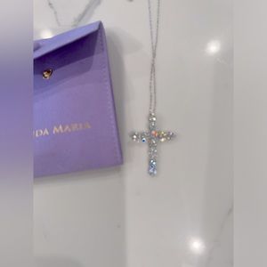 Melinda Maria cross necklace